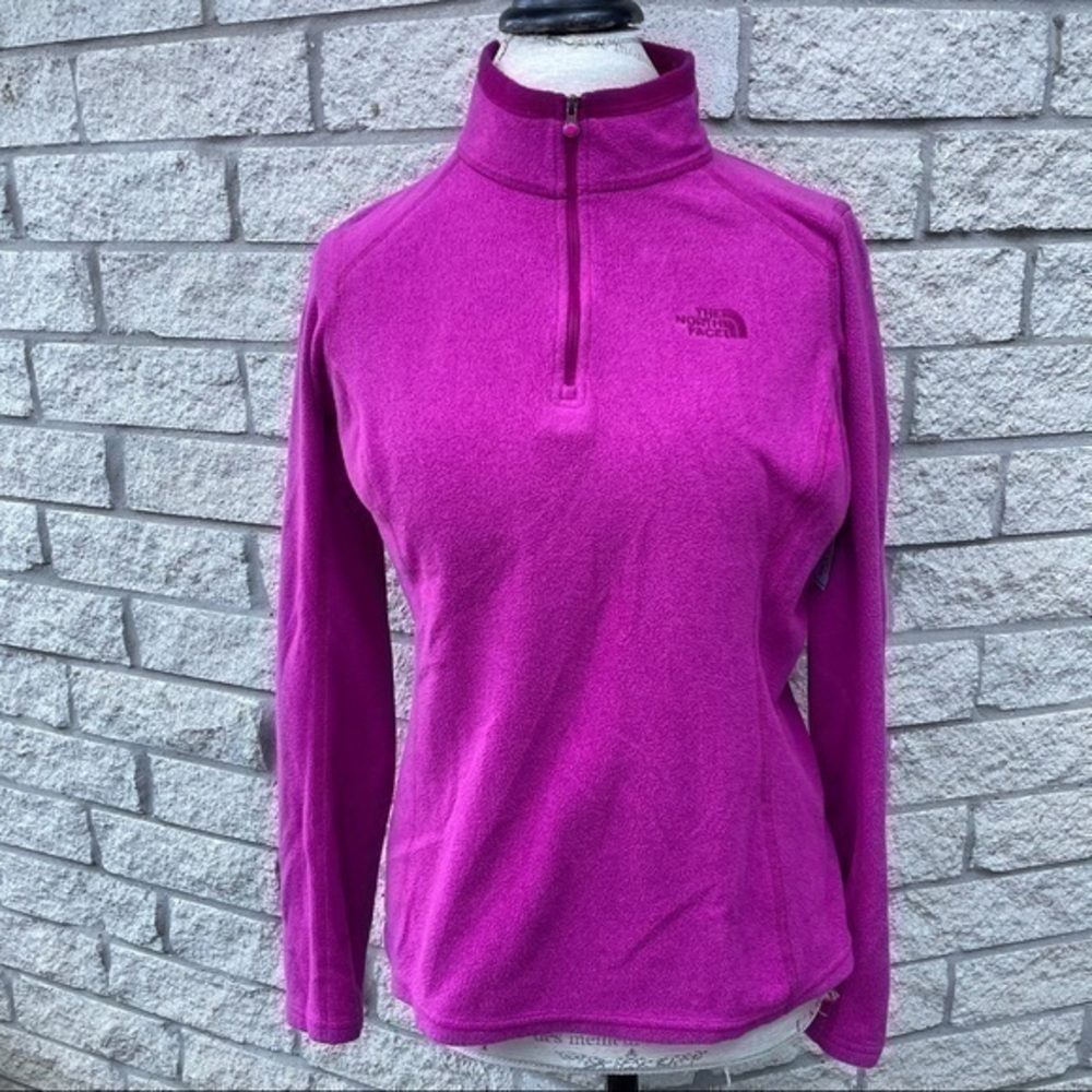 Fushia North Face Pullover Fleece   PB3